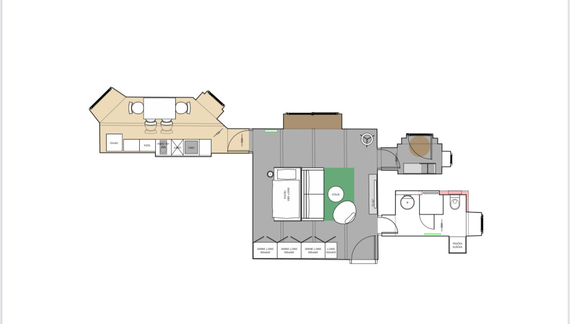 Nový 1,5 izb. BYT/KANCELÁRIĄ s Parkovaním V HISTORICKEJ VILE /PALISÁDY