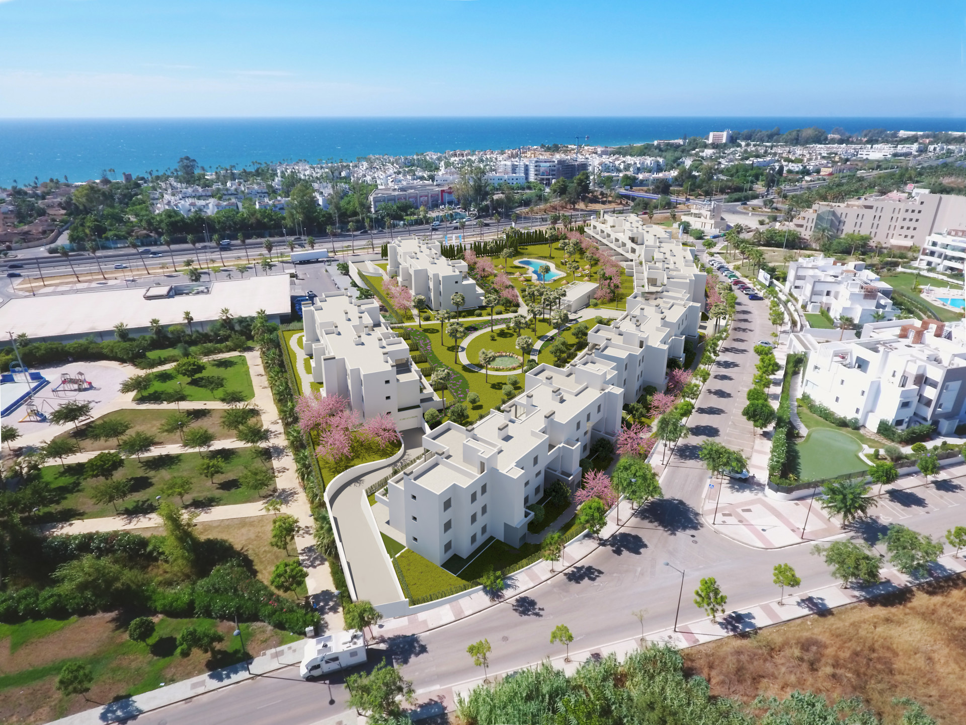 SPAIN/ESTEPONA/Costa del Sol-Ready NEW 2 bedrooms apartment