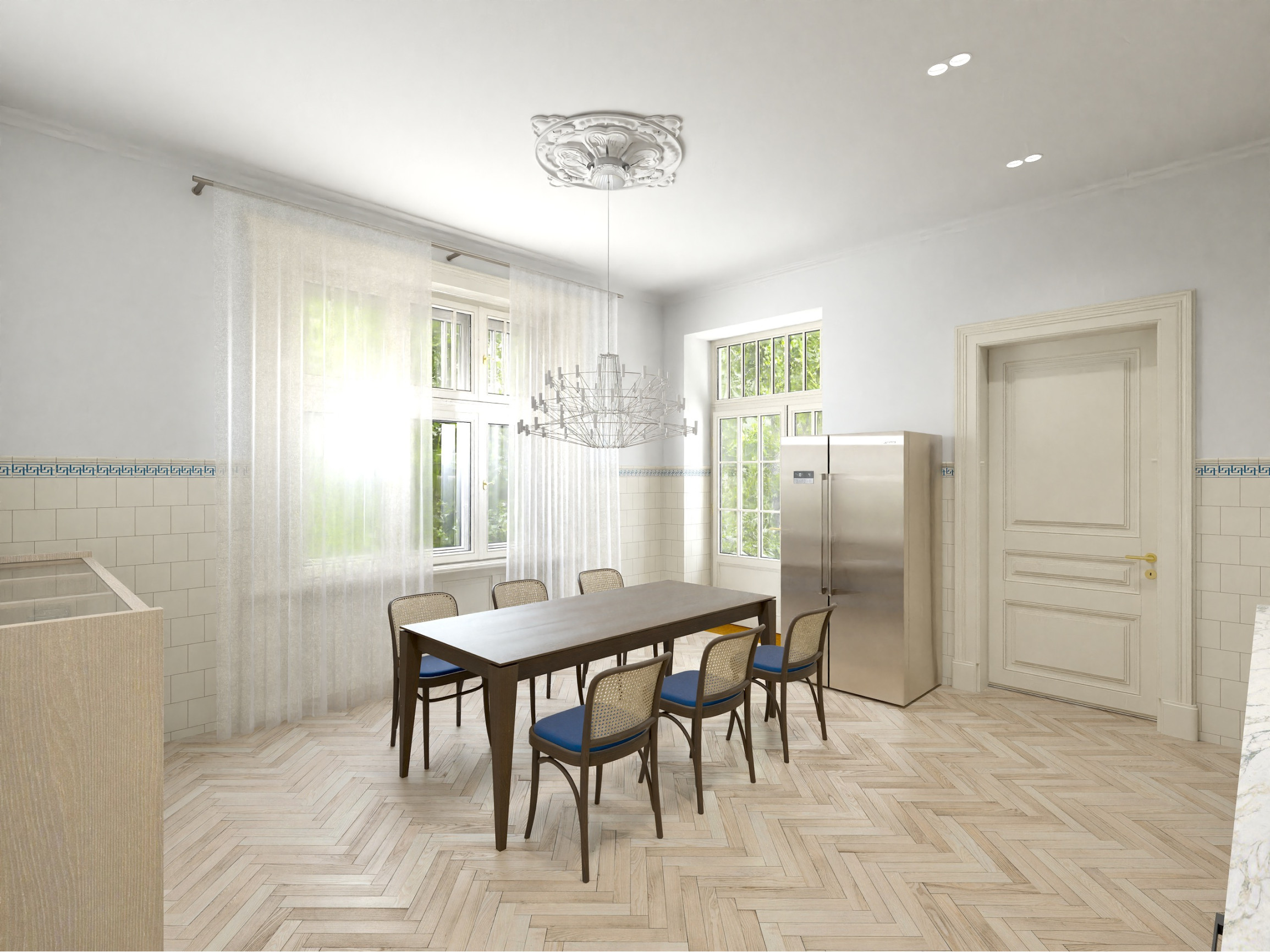 NOVÝ LUXUSNÝ 3 izb. BYT s TERASOU A GARÁŽOU V HISTORICKEJ VILE /PALISÁDY