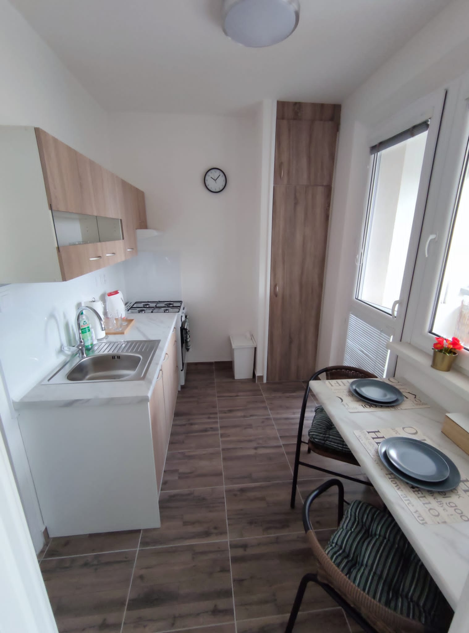 Veľký 2 izbový byt s balkónom a krásnym výhľadom