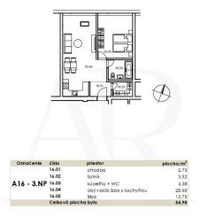 DOWNTOWN Luxusne zariadený 2 izbový byt