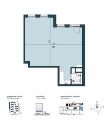 NUPPU - Nový 52 m2 nebytový priestor s Parkovaním. Príležitosť.