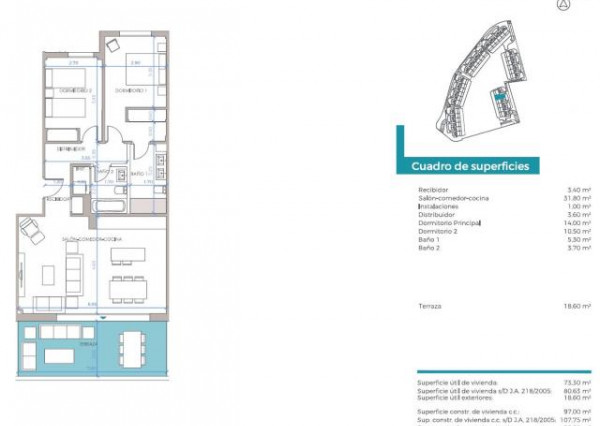 SPAIN / Costa del Sol - New 2 bedrooms apartment Near Marbella