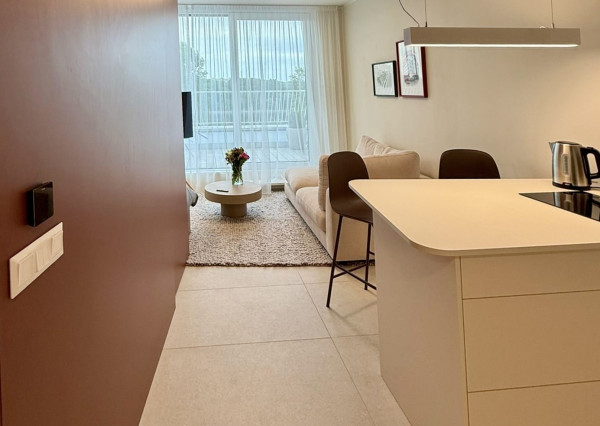 VIDRICA Luxusne zariadený 1,5 izbový byt s výhľadom na Dunaj