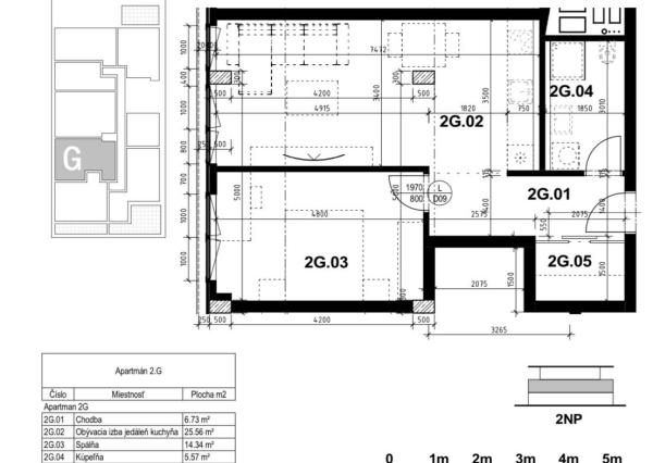 Rača Centrum - 2 izbový byt s parkovaním