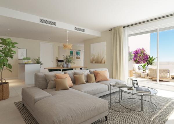 Costa del SOL - MARBELLA 2 spálňový Nový apartmán s veľkou terasou *